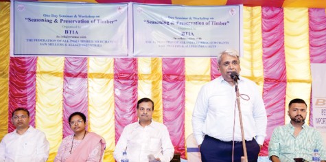 Successful workshop by BTIA on Timber Preservation and seasoning