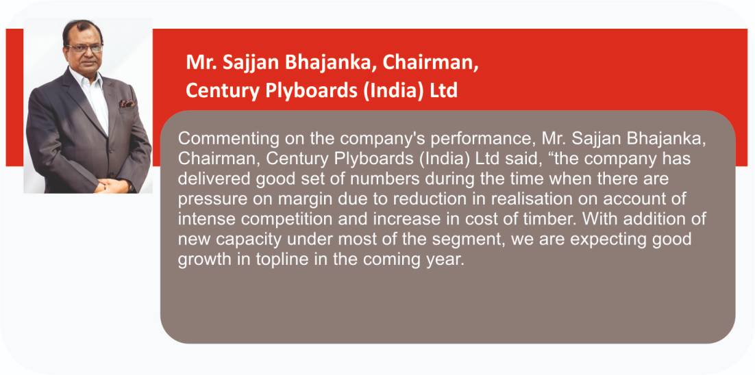 Mr. Sajjan Bhajanka, Chairman, Century Plyboards (India) Ltd