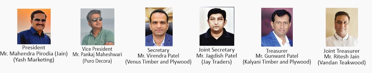 New committee of Plywood and Laminate Association of Indore